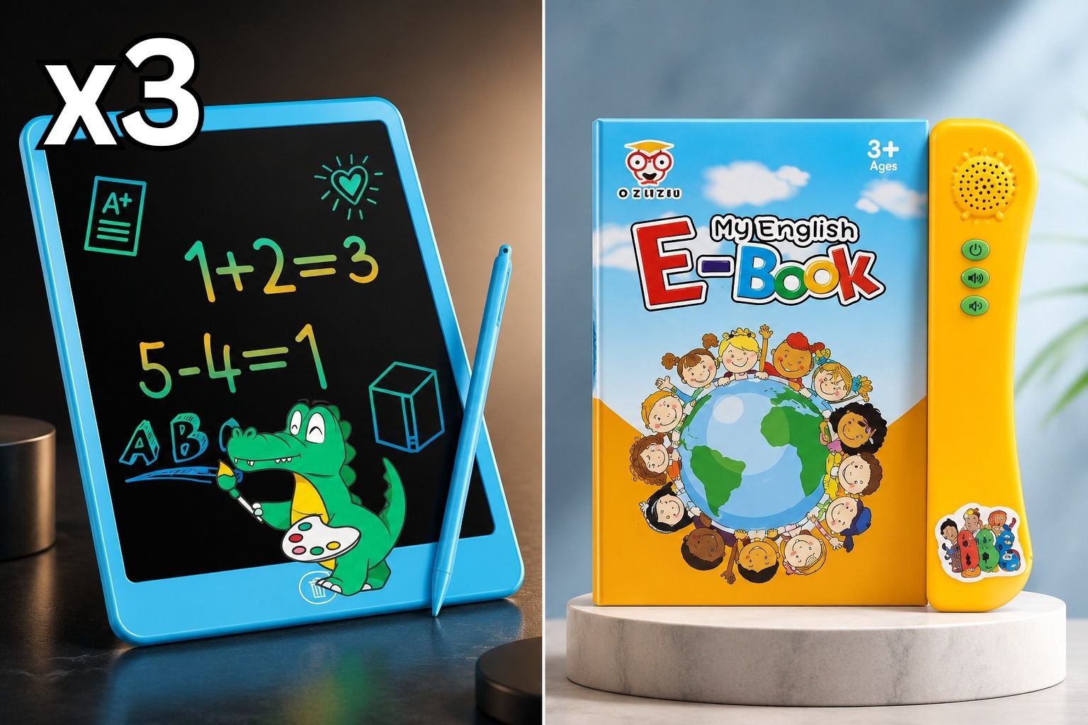 3 Pack Ebook Tablet