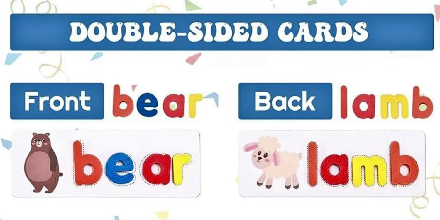 Illustrated flash cards